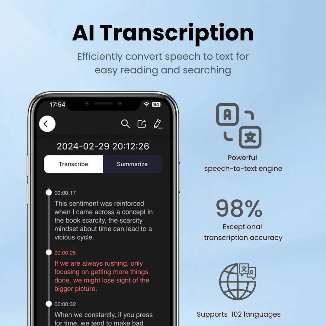 VoxPro64 - AI Voice Recorder with Multilingual Transcription